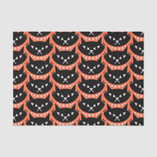 Papel De Seda Padrão de Cat Atômica Moderno do meio século