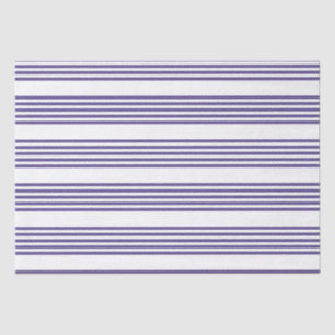 Papel De Seda Padrão de cinco faixas ultravioleta e branca