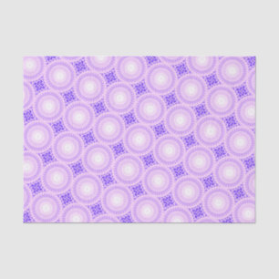 Papel De Seda Padrão de círculos roxos brilhantes