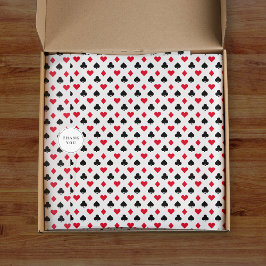 Papel De Seda Padrão de conjunto de cartão de reprodução