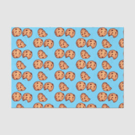 Papel De Seda Padrão de Cookies Chip de Chocolate