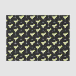 Papel De Seda Padrão de Coquetel Margarita