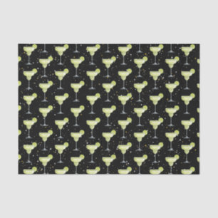 Papel De Seda Padrão de Coquetel Margarita