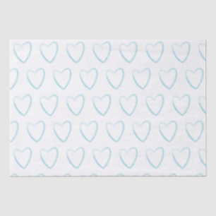 Papel De Seda Padrão de Coração de Casamento Bonito