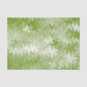 Papel De Seda Padrão de Cristal Verde Limão