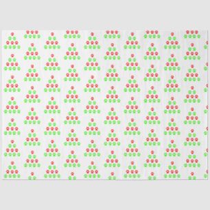 Papel De Seda Padrão de design de árvore de Natal para patas de
