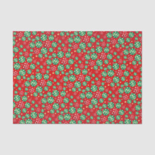 Papel De Seda Padrão de Design de Enfeites de natal de de de Bel