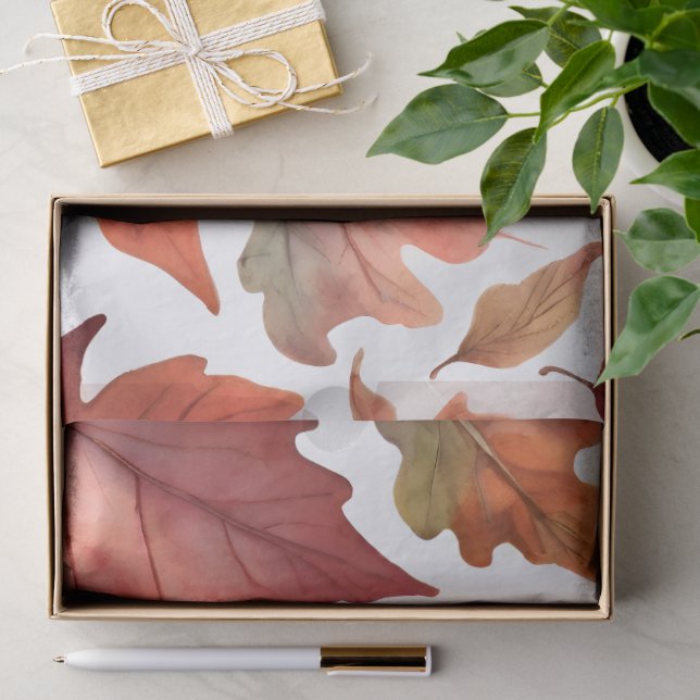 Papel De Seda Padrão de Design Radiância Rústica (Presente)
