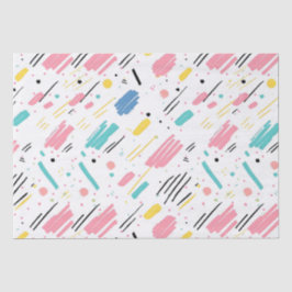 Papel De Seda Padrão de doces de salsicha de aniversário