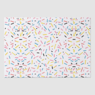 Papel De Seda Padrão de doces de salsicha de aniversário