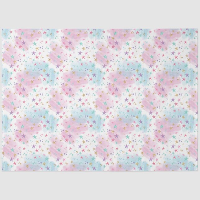 Papel De Seda Padrão de Doces e Açúcar (Frente )