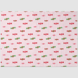 Papel De Seda Padrão de doces natalinos