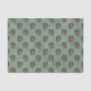 Papel De Seda Padrão de Dragão Vintage