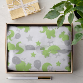 Papel De Seda Padrão De Elefantes Verdes, Elefantes Cutes, Estre