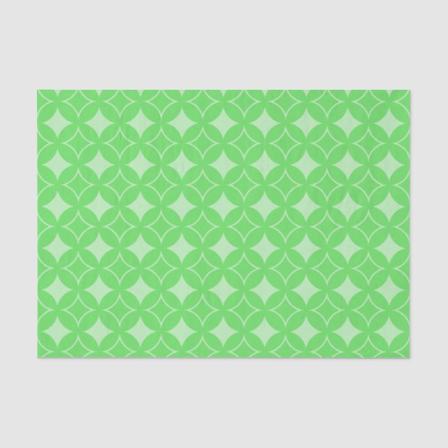 Papel De Seda padrão de entrega do verde limão (Frente )