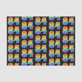 Papel De Seda Padrão de Espectro do Arco-Íris "84"