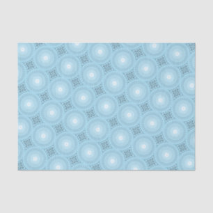 Papel De Seda Padrão de espiral azul do anjo