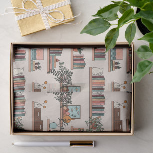 Papel De Seda Padrão de estante de bolso