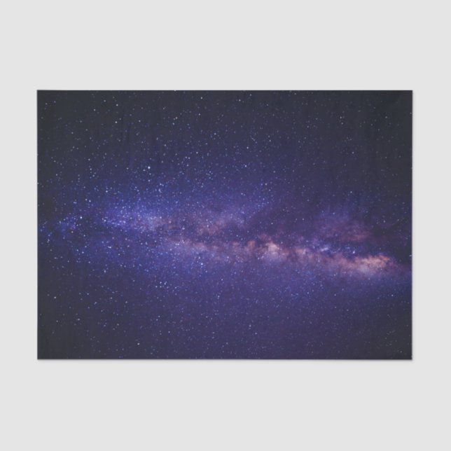 Papel De Seda Padrão de estrela da Galáxia Espacial (Frente )