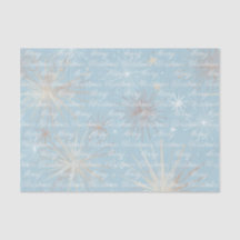Padrão de Explosão de Estrela Abstrata Azul Feliz