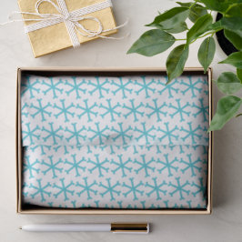 Papel De Seda Padrão de floco de neve caindo
