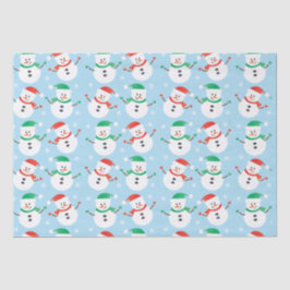 Papel De Seda Padrão de Floco de Neve no Natal