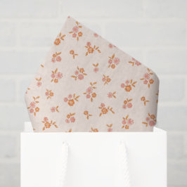 Papel De Seda Padrão de Flor Silvestre