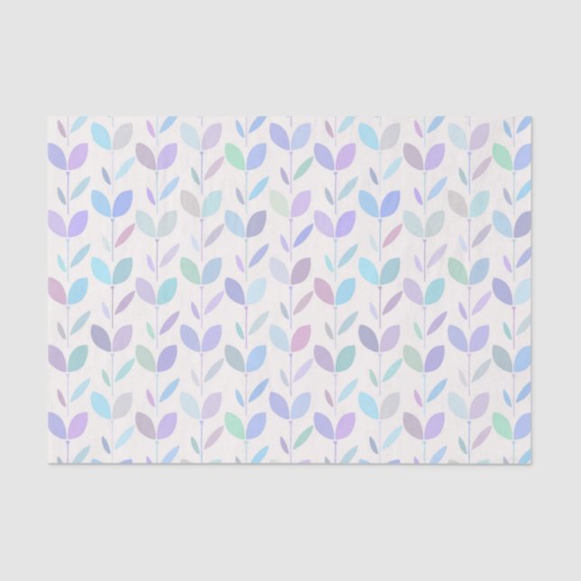 Papel De Seda Padrão de Folha Moderno de Meio século bonito (Frente )