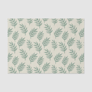 Papel De Seda Padrão de Folhas da Floresta Tropical da Floresta