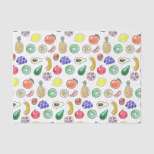 Papel De Seda padrão de fruta
