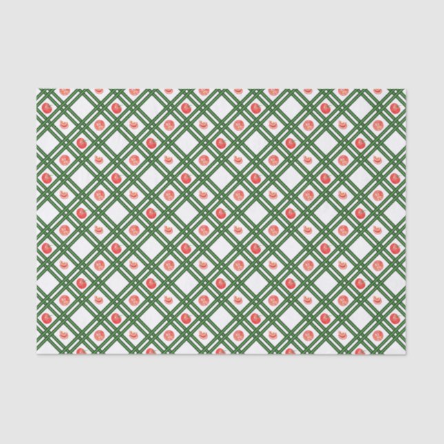 Papel De Seda Padrão de Gardener de Tomates Frescos (Frente )