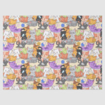 Padrão de gatos brancos