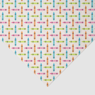 Papel De Seda Padrão de Giz de Cera Pastel Adorável para o Ano L