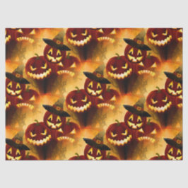 Papel De Seda Padrão de Halloween