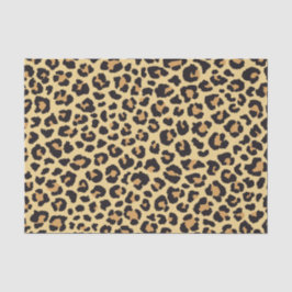 Papel De Seda Padrão de Impressão Animal de Leopardo de Vida Sel