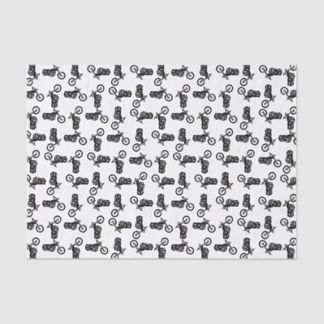 Papel De Seda Padrão de Impressão de Chopper Mania (Frente )