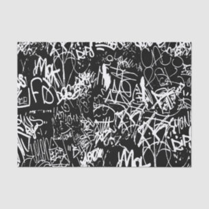 Papel De Seda Padrão de Impressão de Grafite de Colagem do Abs