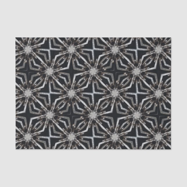 Papel De Seda Padrão de Impressão industrial futuralista (Frente )