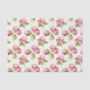 Papel De Seda Padrão de Jardim de Algodão Rosa Floral