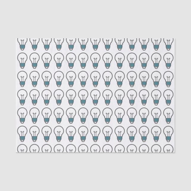 Papel De Seda Padrão de lâmpadas (Frente )