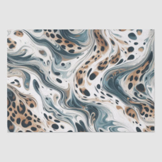 Papel De Seda Padrão de leopardo Via Láctea