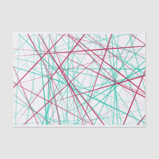 Papel De Seda Padrão de Linha Mensal (Frente )