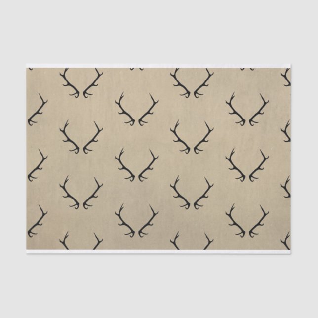 Papel De Seda Padrão de Lumberjack (Frente )