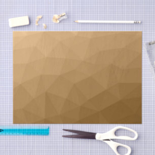 Papel De Seda Padrão de malha geométrica gradiente ombre marrom
