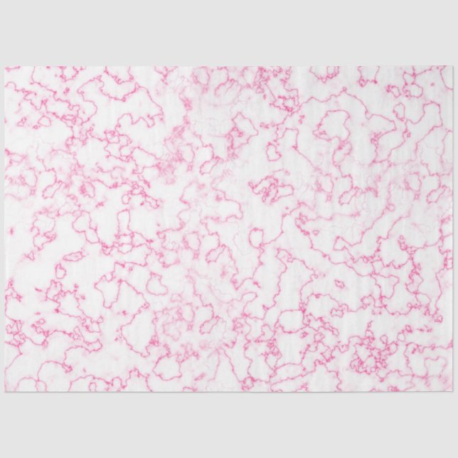 Papel De Seda Padrão de mármore rosa (Frente )