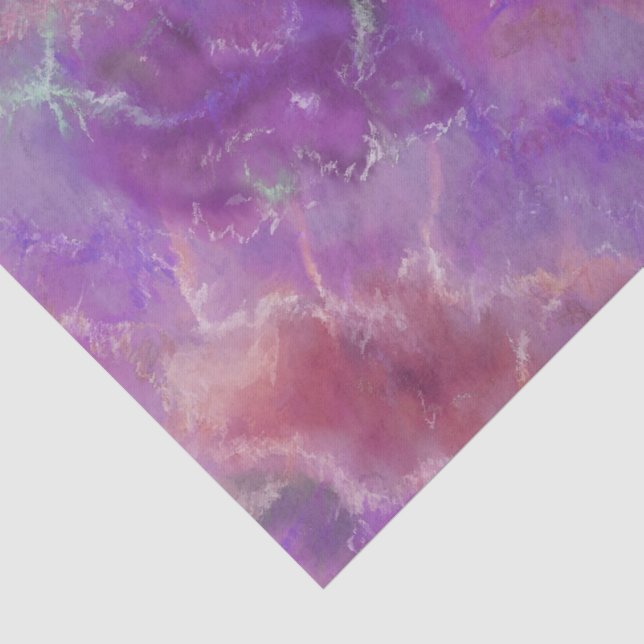 Papel De Seda Padrão de mármore roxo e prata (Detalhes)