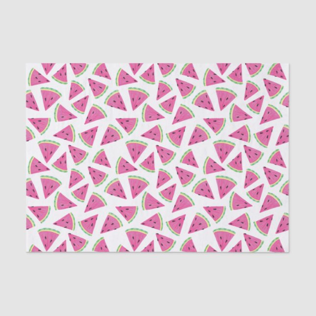 Papel De Seda Padrão de melancia (Frente )