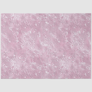 Papel De Seda Padrão de Moire de Seda Marmorizada em Rosa Empoei