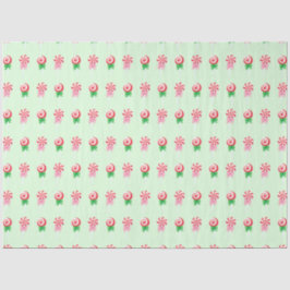 Papel De Seda Padrão de Nadinhos de Candy de Natal