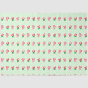 Papel De Seda Padrão de Nadinhos de Candy de Natal